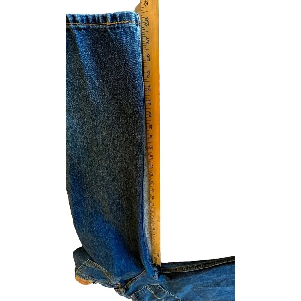 Vtg Levi's 550 Jeans Men's 38X29 Straight Relaxed Denim Blue Medium‎ Dark Wash